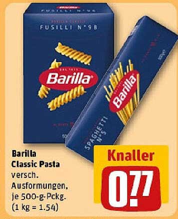 Barilla Classic Pasta - Verschiedene Ausführungen 500 g