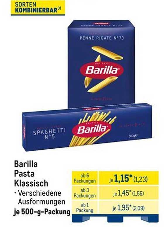 Barilla Pasta Klassisch