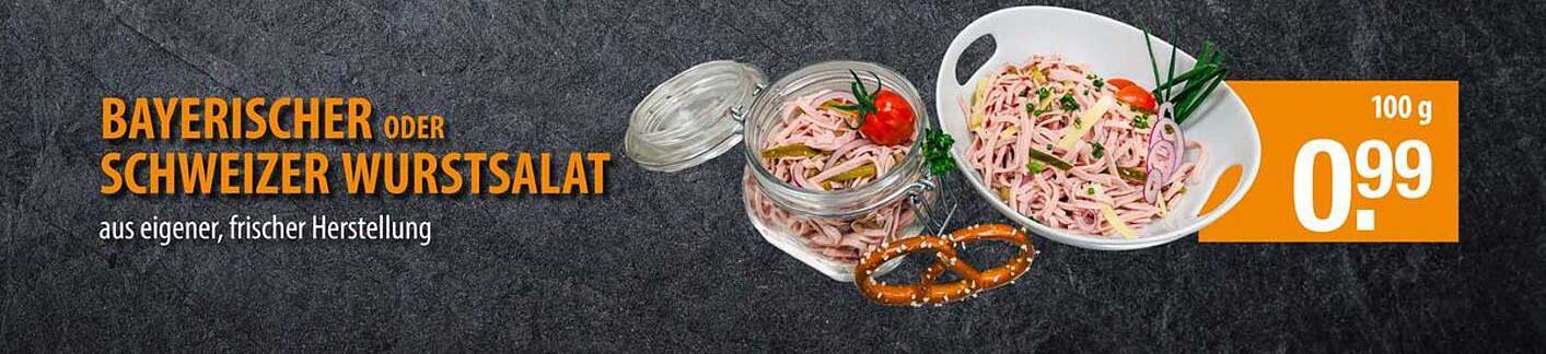 Bayerischer oder Schweizer Wurstsalat 100 g