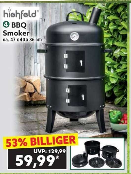 BBQ Smoker von Highfeld - 53% billiger!