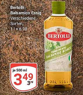 Bertolli Balsamico Essig - Verschiedene Sorten