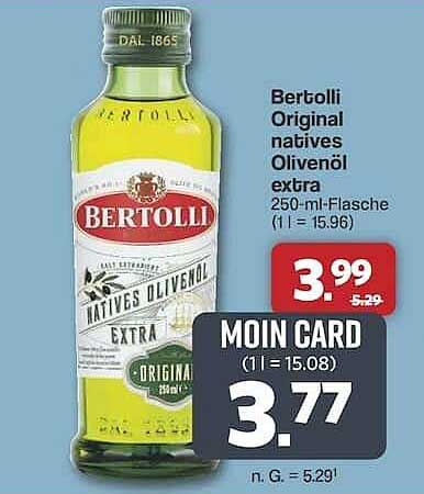 Bertolli Original natives Olivenöl extra 250 ml