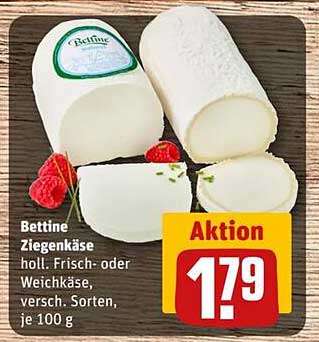 Bettine Ziegenkäse - frisch oder weich, verschiedene Sorten, je 100 g