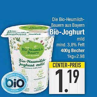 Bio-Joghurt mild von Bio-Heumilch-Bauern aus Bayern