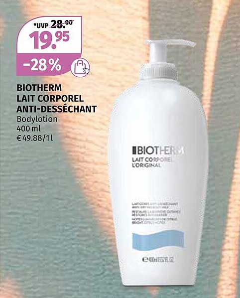 BIOTHERM LAIT CORPOREL ANTI-DESSÉCHANT Bodylotion 400ml