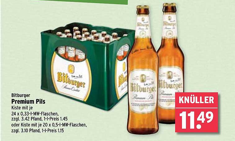 Bitburger Premium Pils Kiste