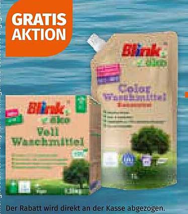 Blink Color Waschmittel und Voll Waschmittel
