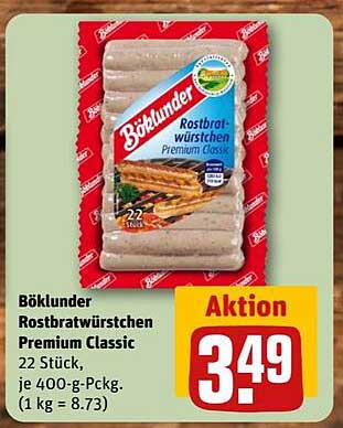 Böklunder Rostbratwürstchen Premium Classic