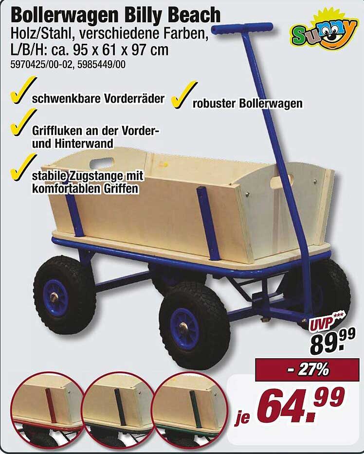 Bollerwagen Billy Beach