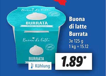 Buona di latte Burrata 125 g