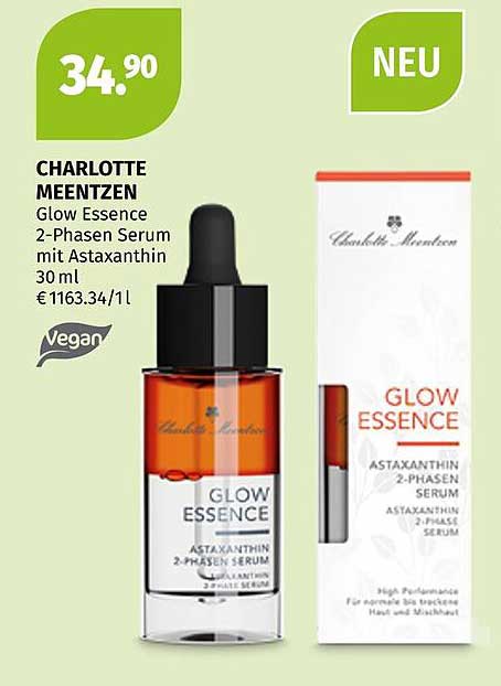 Charlotte Meentzen Glow Essence 2-Phasen Serum mit Astaxanthin 30 ml