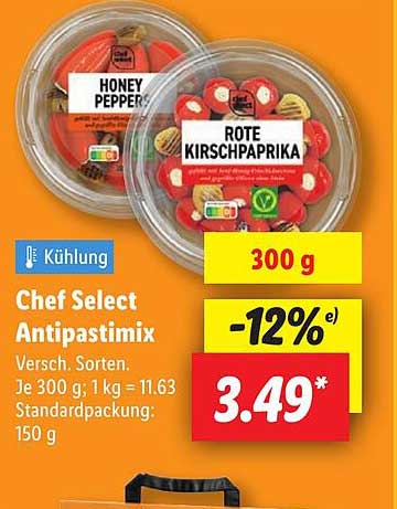 Chef Select Antipastimix - Rote Kirschtomaten & Honey Peppers