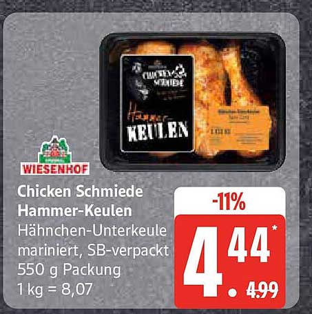 Chicken Schmiede Hammer-Keulen 550 g