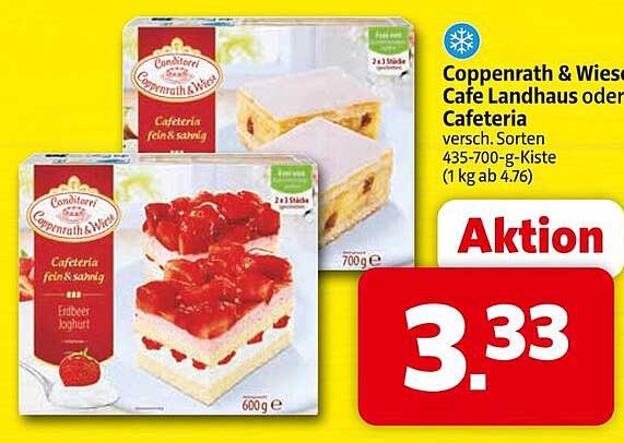 Coppenrath & Wiese Cafe Landhaus oder Cafeteria, verschiedene Sorten, 435-700 g-Kiste