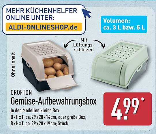 CROFTON Gemüse-Aufbewahrungsbox