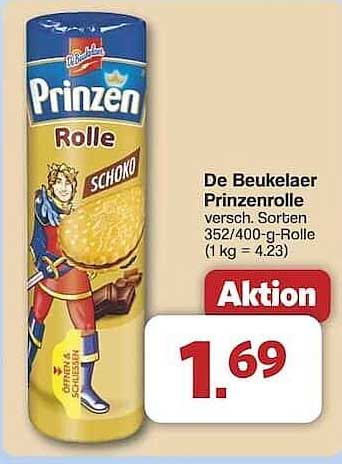 De Beukelaer Prinzenrolle 400-g-Rolle, verschiedene Sorten