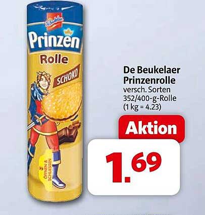 De Beukelaer Prinzenrolle versch. Sorten 352/400-g-Rolle