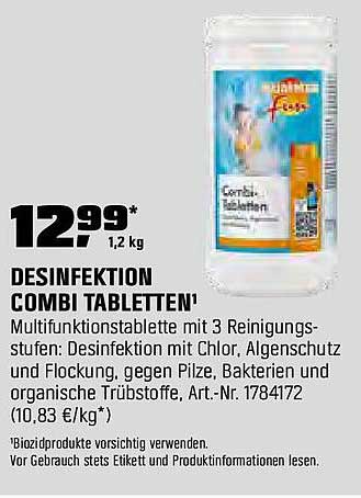 DESINFEKTION COMBI TABLETTEN