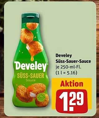 Develey Süß-Sauer-Sauce je 250-ml-Fl.