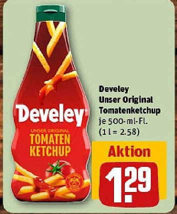 Develey Unser Original Tomatenketchup 500 ml