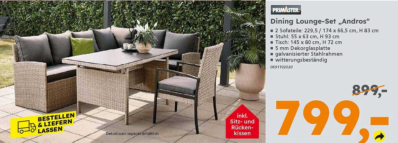 Dining Lounge-Set „Andros“