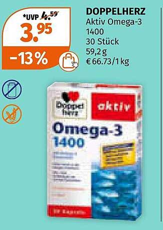 DOPPELHERZ Aktiv Omega-3 1400 30 Stück
