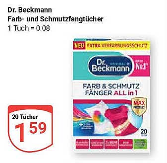Dr. Beckmann Farb- und Schmutzfangtücher, 20 Tücher