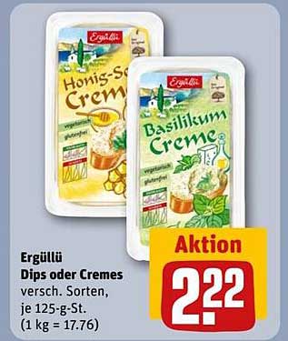 Ergüllü Dips oder Cremes – Honig-Senf oder Basilikum Creme