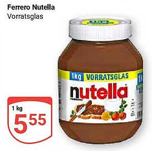 Ferrero Nutella Vorratsglas 1 kg
