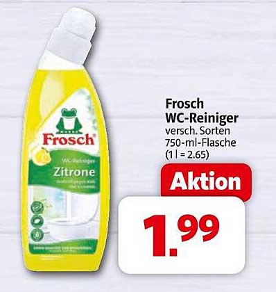 Frosch WC-Reiniger verschiedenen Sorten 750-ml-Flasche