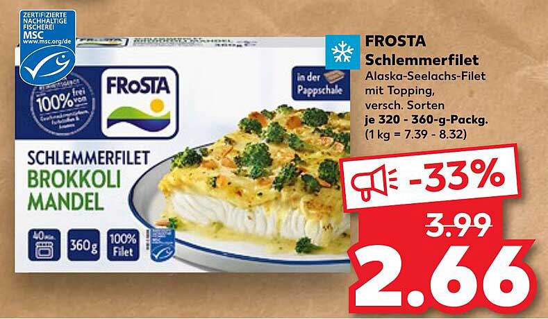 FROSTA Schlemmerfilet Brokkoli Mandel