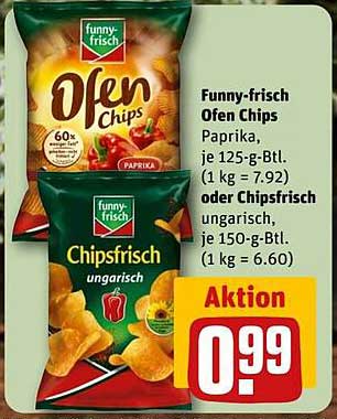 Funny-frisch Ofen Chips Paprika oder Chipsfrisch Ungarisch