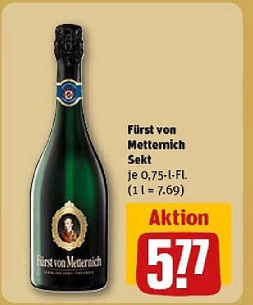 Fürst von Metternich Sekt 0,75 l Flasche