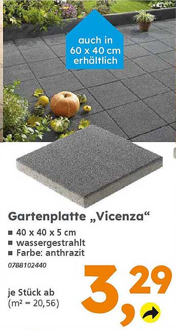 Gartenplatte „Vicenza“