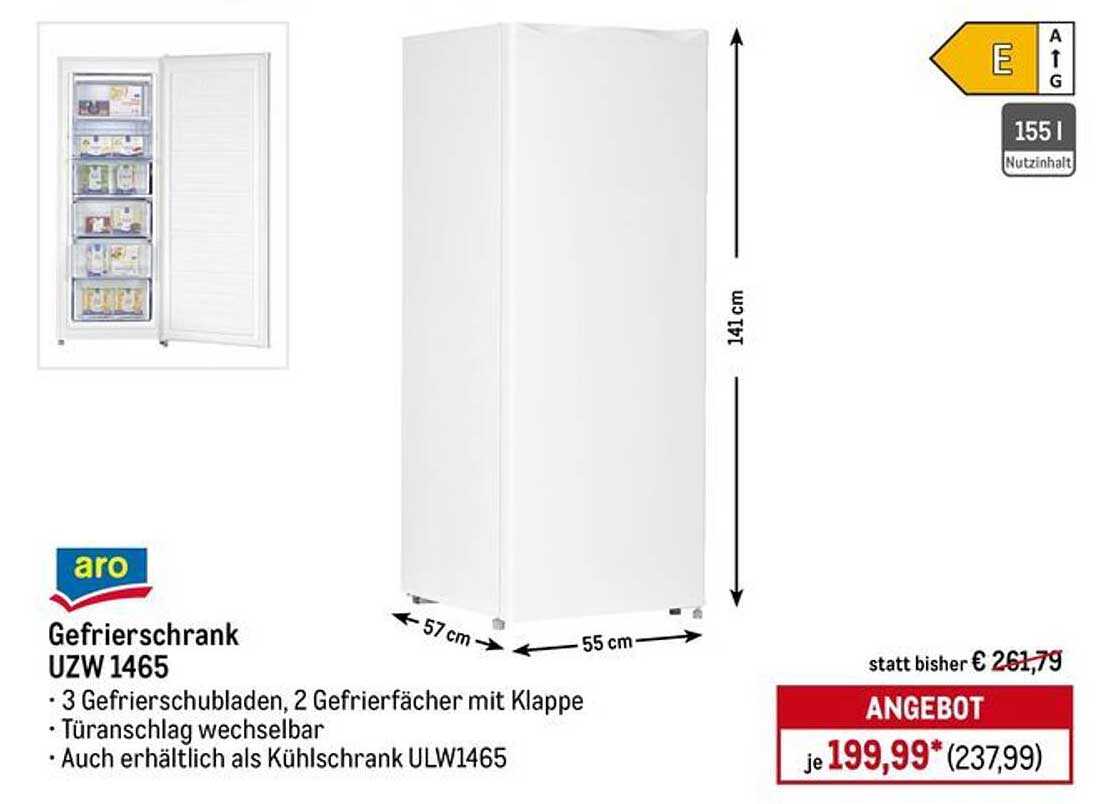 Gefrierschrank UZW 1465 von aro