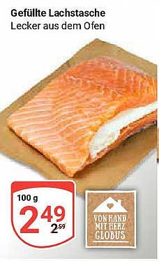 Gefüllte Lachstasche - Lecker aus dem Ofen