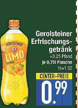 Gerolsteiner Erfrischungsgetränk 0,75l