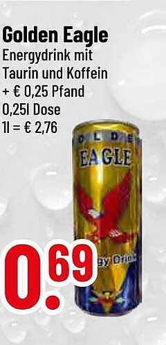 Golden Eagle Energy Drink mit Taurin und Koffein