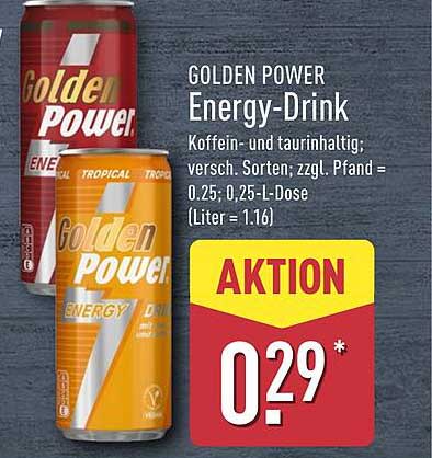 GOLDEN POWER Energy-Drink
