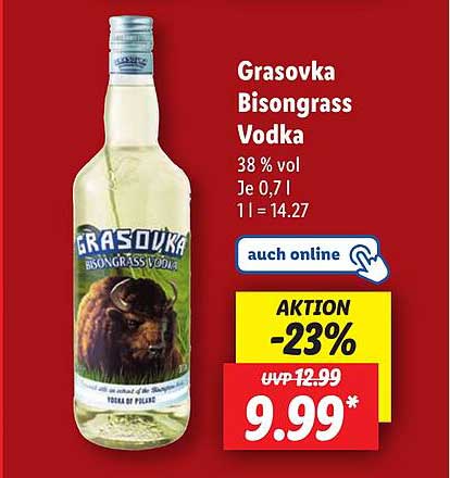 Grasovka Bisongrass Vodka 0,7l
