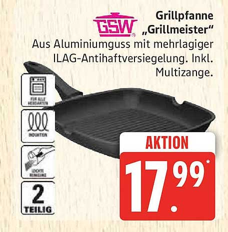 Grillpfanne „Grillmeister“ von GSW