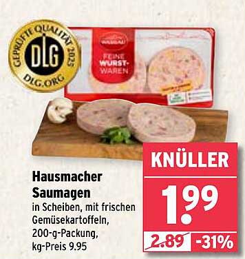 Hausmacher Saumagen in Scheiben