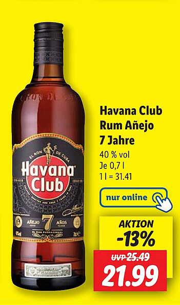 Havana Club Rum Añejo 7 Jahre