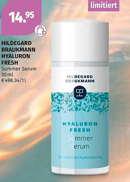 HILDEGARD BRAUKMANN HYALURON FRESH Summer Serum 30 ml