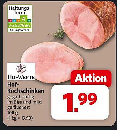 Hof-Kochschinken von HofWerte - Aktionspreis!