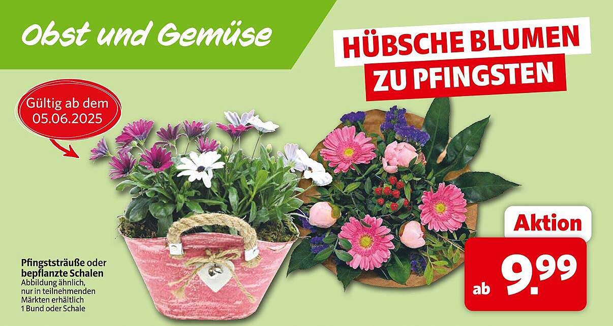 Hübsche Blumen zu Pfingsten
