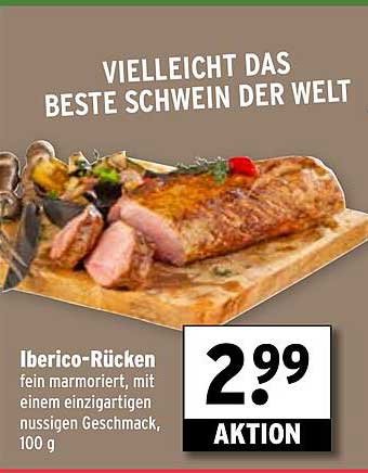 Iberico-Rücken - Feinstes Fleisch für Feinschmecker