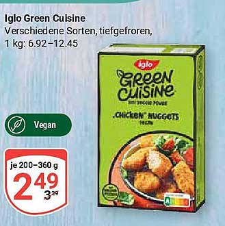 Iglo Green Cuisine - Vegane Chicken Nuggets