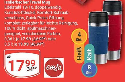 Isolierbecher Travel Mug