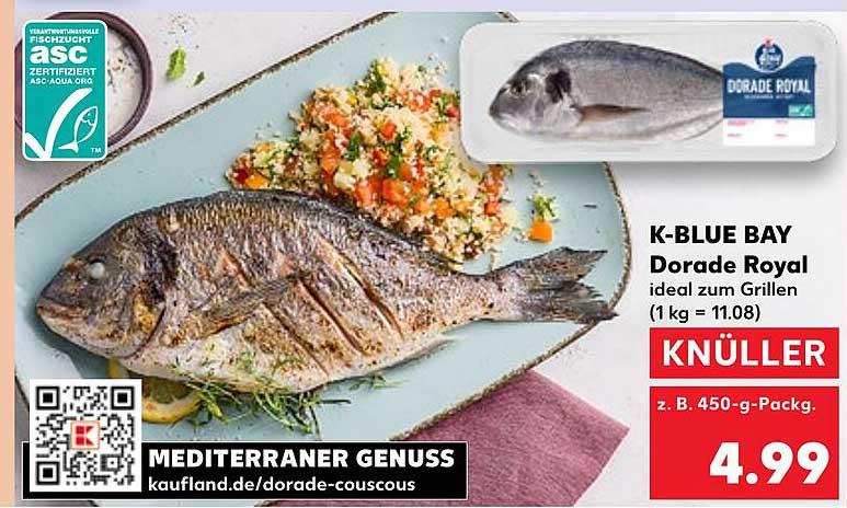 K-BLUE BAY Dorade Royal - ideal zum Grillen